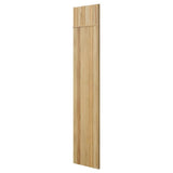 Hampton Bay 0.5x84x24 in. Refrigerator End Panel Kit in Natural Hickory KAREP-NHK